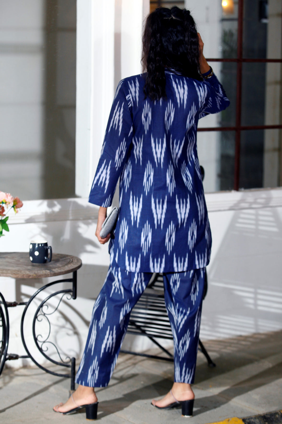 NAYELI - Ikat Print Co-ord Set in premium cotton